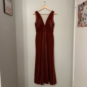 BHLDN Jenny Yoo Logan Velvet Dress from Anthropologie